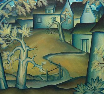 Gregor Perušek - Houses on the Hill 