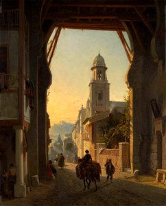 François Antoine Bossuet (1798-1889) - A Moorish Gateway, Ecija, Spain - RCIN 400816 - Royal Collection