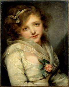 Greuze, Jean-Baptiste - Portrait de jeune fille - J 42 - Musée Cognacq-Jay