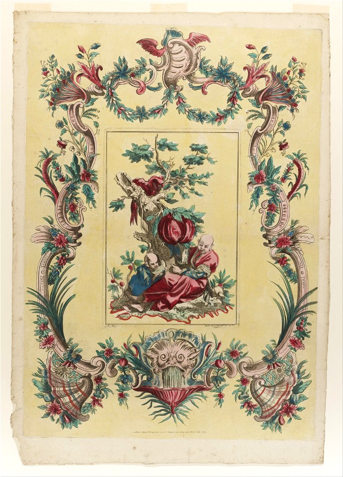 François Boucher - Fire Screen- The Sense of Taste - Google Art Project