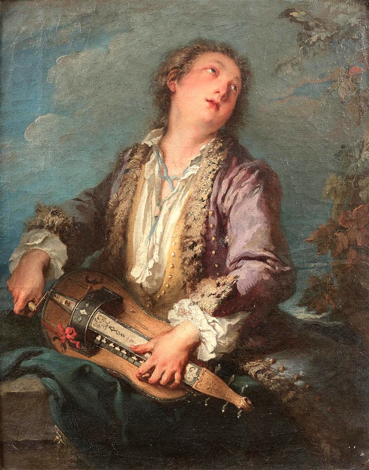 François Boucher - Joueur de vielle