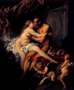 François Boucher - Hercules and Omphale - WGA02890