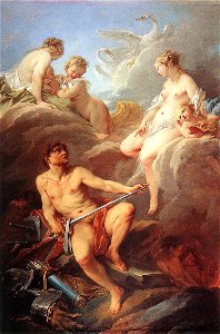 François Boucher - Venus Demanding Arms from Vulcan for Aeneas - WGA2900