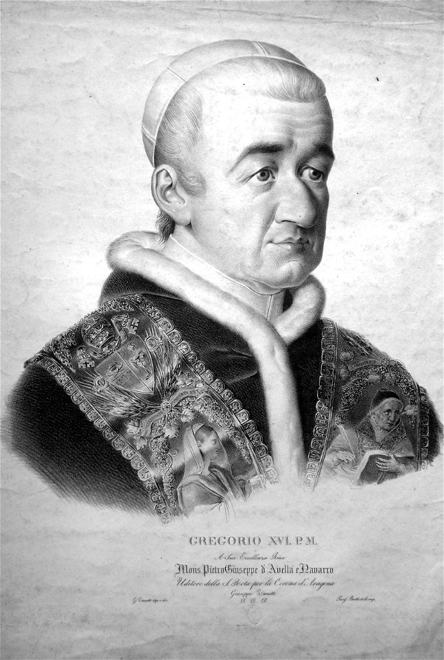 Gregorius XVI Litho