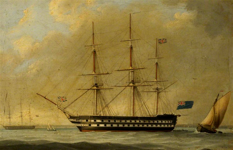 Charles Gregory (1810-1896) - HMS 'Rodney' - BHC3585 - Royal Museums Greenwich