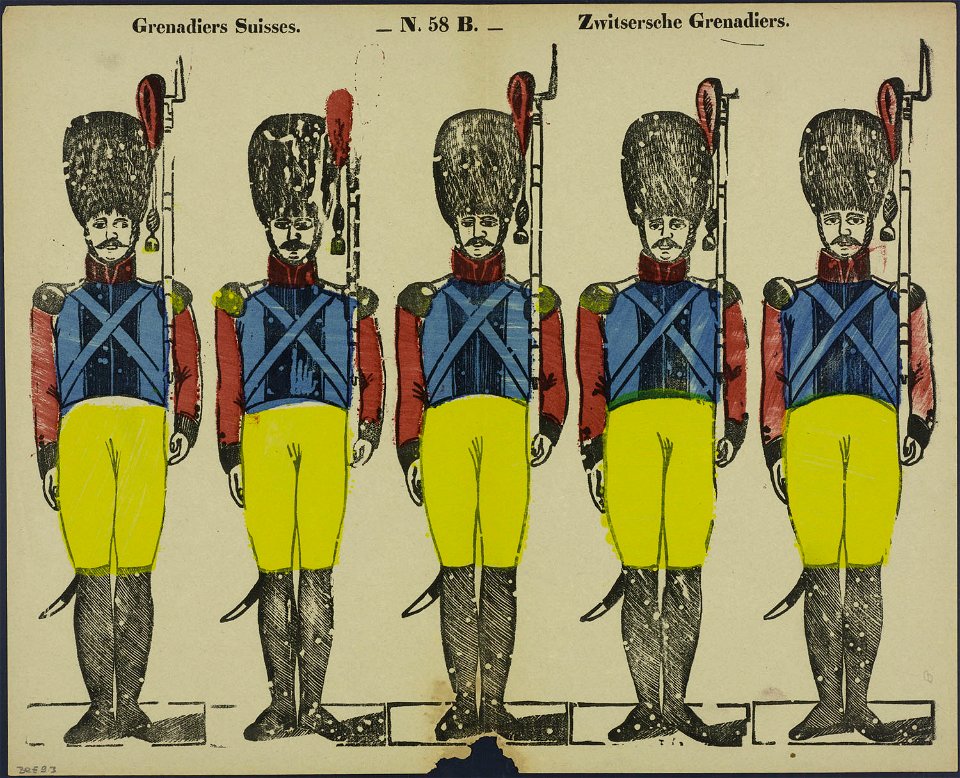 Grenadiers Suisse-Catchpenny print-Borms 0200