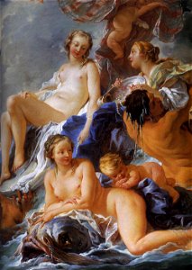 François Boucher, Venus triumf (1740, detail) - 01
