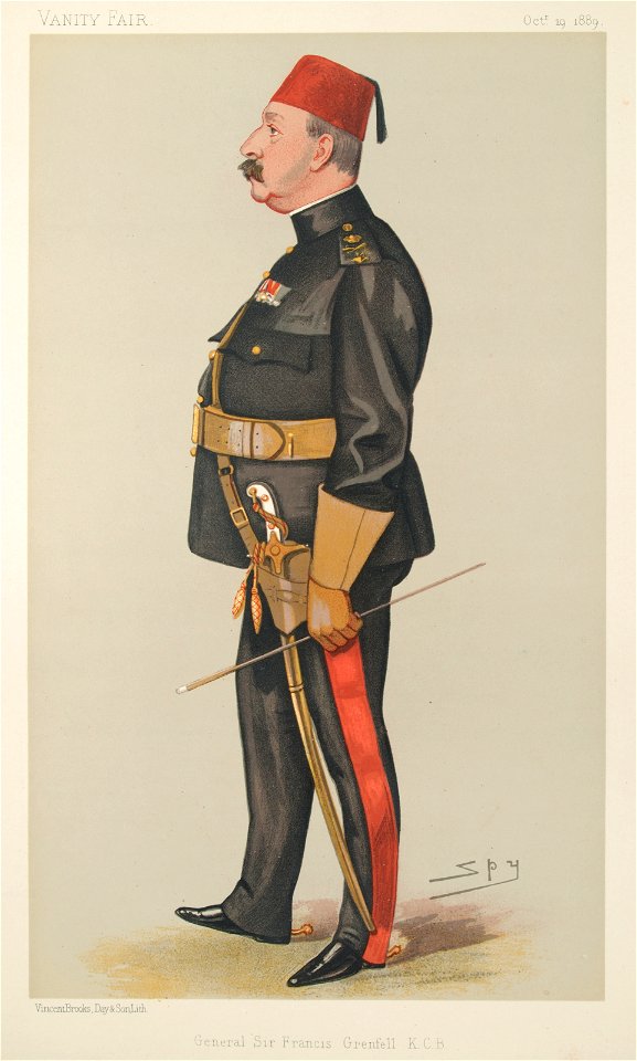 Sir Francis Grenfell Vanity Fair 19 October 1889