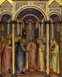 Gregorio di Cecco. The Marriage of the Virgin. ca.1423. London NG