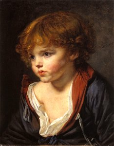 Greuze, Jean-Baptiste - Petit Garçon blond à la chemise ouverte - J 44 - Musée Cognacq-Jay