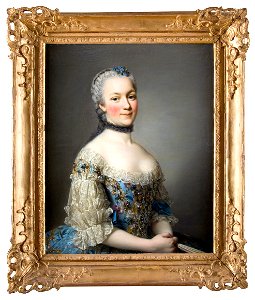 Grevinnan Kataryna Zamoysk. Med ram - Skoklosters slott - 86243