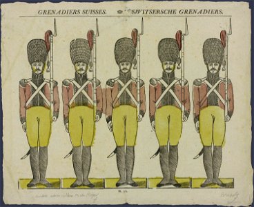 Grenadiers Suisse-Catchpenny print-SMC K 0012