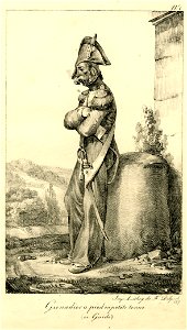 Grenadier a pied en petite tenue (ex-Garde) (BM 1855,0414.75)