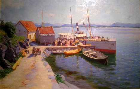 Johannes Grimelund - Lokalbåten Ved Kai - IMG 9298 (cropped)
