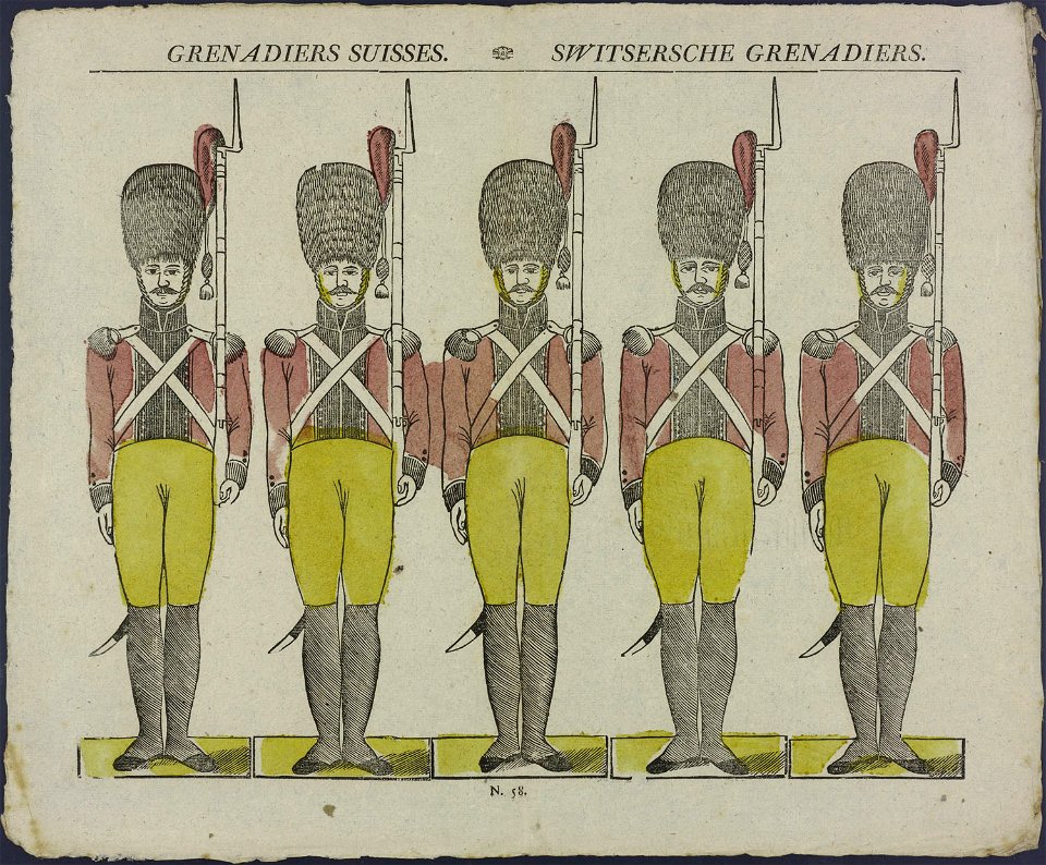 Grenadiers Suisse-Catchpenny print-Borms 0146
