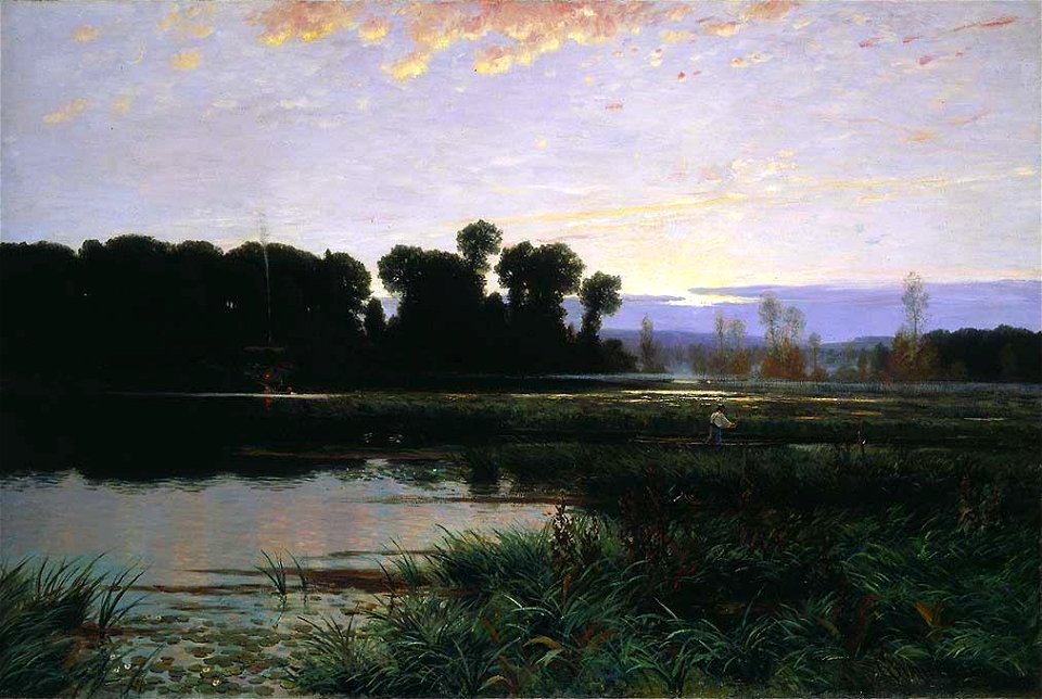 Johannes Grimelund - En Indsø i la Sommes dalføre - NG.M.04311 - National Museum of Art, Architecture and Design
