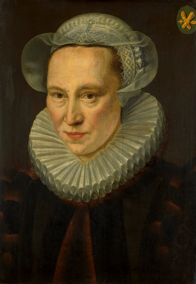 Grietje Pietersdr Codde (gest 1607). Echtgenote van Jacob Bas Rijksmuseum SK-A-515
