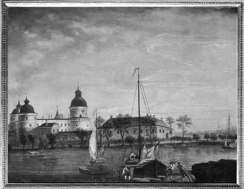 Gripsholms Slott (Johan Sevenbom) - Nationalmuseum - 39324
