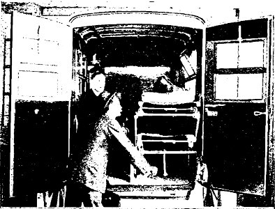 Grierson 149b Parte trasera de ambulancia de un caballo (Carters)