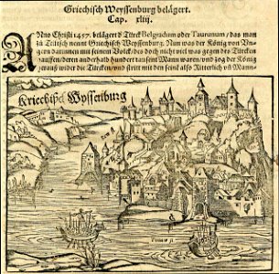 GRIECHISCH WEISSENBURG BELAGERT
