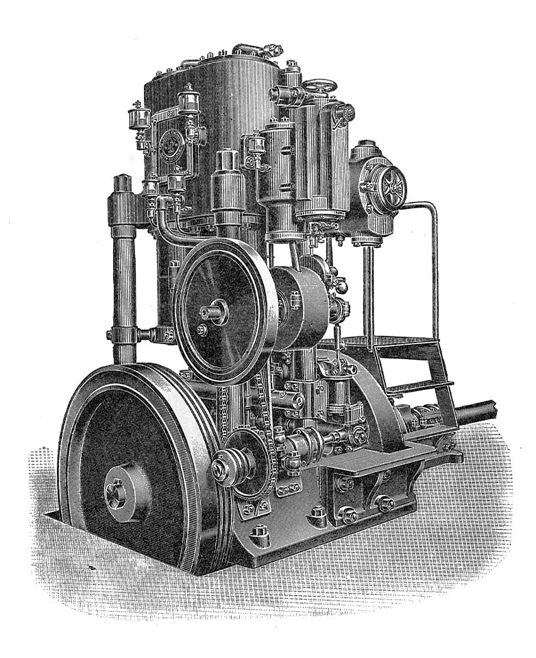 Griffin hydro-oil marine engine (Rankin Kennedy, Modern Engines, Vol II)