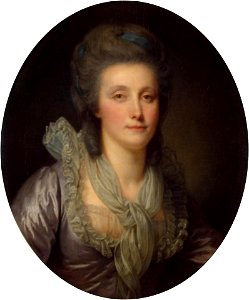 Jean-Baptiste Greuze - Portrait of Countess Ekaterina Shuvalova (1770s)