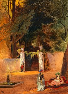 Grigory Gagarin Orientalische Frauen im Hof
