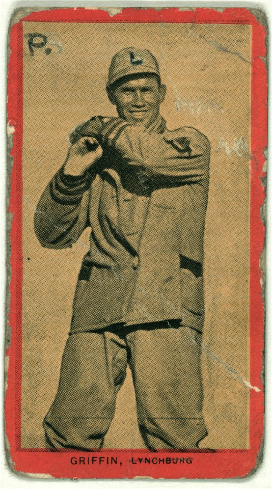 Griffin, Lynchburg Team, baseball card portrait LCCN2007683835