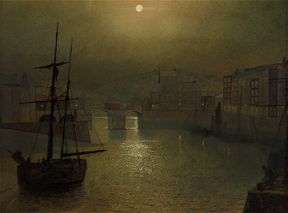 John Atkinson Grimshaw - Whitby - B2012.28 - Yale Center for British Art