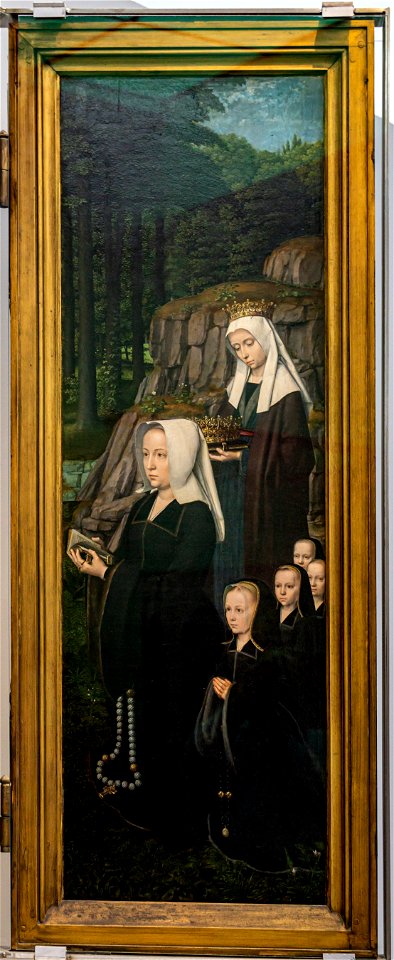 Groeningemuseum-David-Die Taufe Christi-Seitenflügel, rechts DSC9435