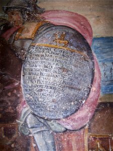GRIFEO castello Partanna affresco particolare