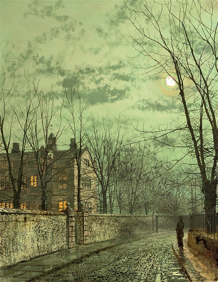 John Atkinson Grimshaw - Under the Moonbeams