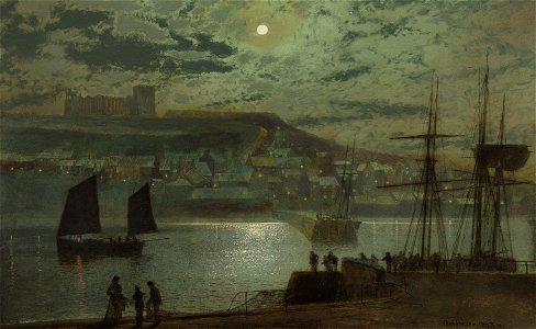 John Atkinson Grimshaw - Whitby Harbor - B2015.13 - Yale Center for British Art
