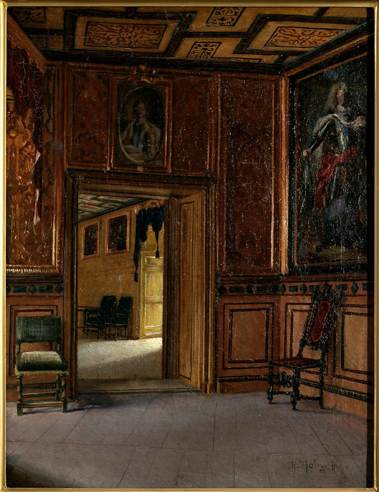 Gripsholmsslottsinteriör, ryska kabinettet - Nationalmuseum - 39917