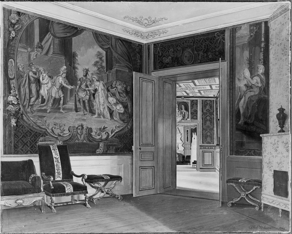 Gripsholms Slott (Johan Robert Nilsson) - Nationalmuseum - 40508