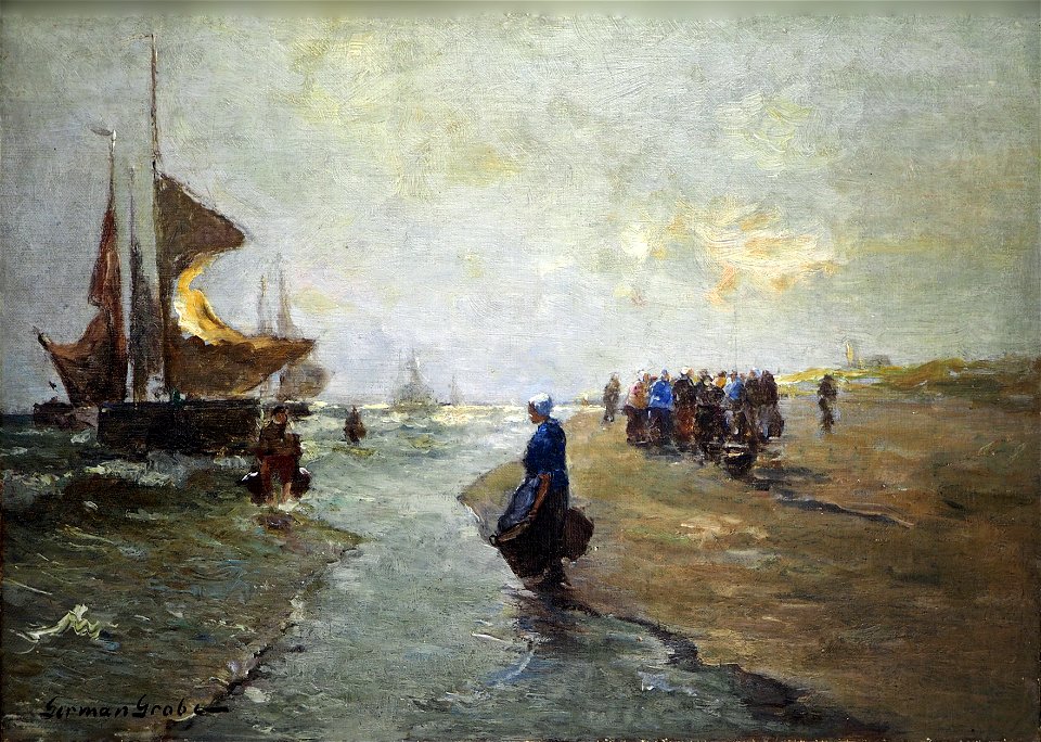 Grobe Am Strand von Katwijk@Albert König Museum20160904