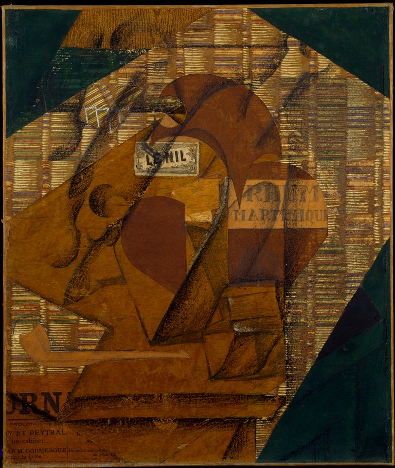 GUGG Bottle of Rum and Newspaper