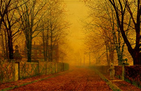 John Atkinson Grimshaw - Evening Glow - Google Art Project