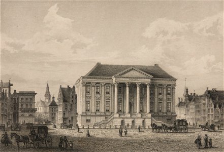 Grote Markt Groningen 1858