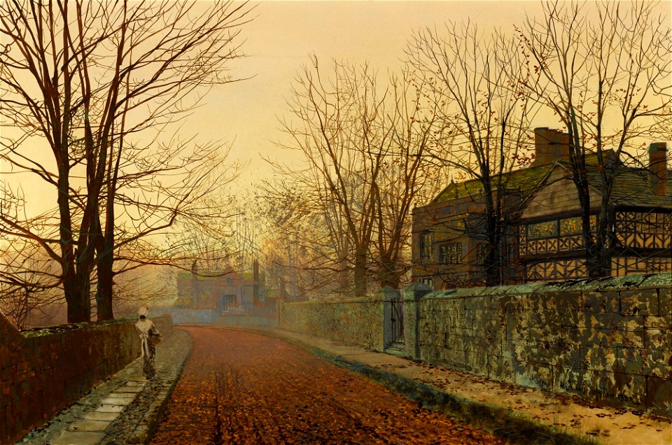 John Atkinson Grimshaw - A November Morning