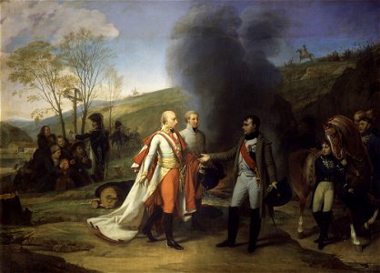 La Bataille d'Austerlitz de François Pascal Simon Gerard en poster