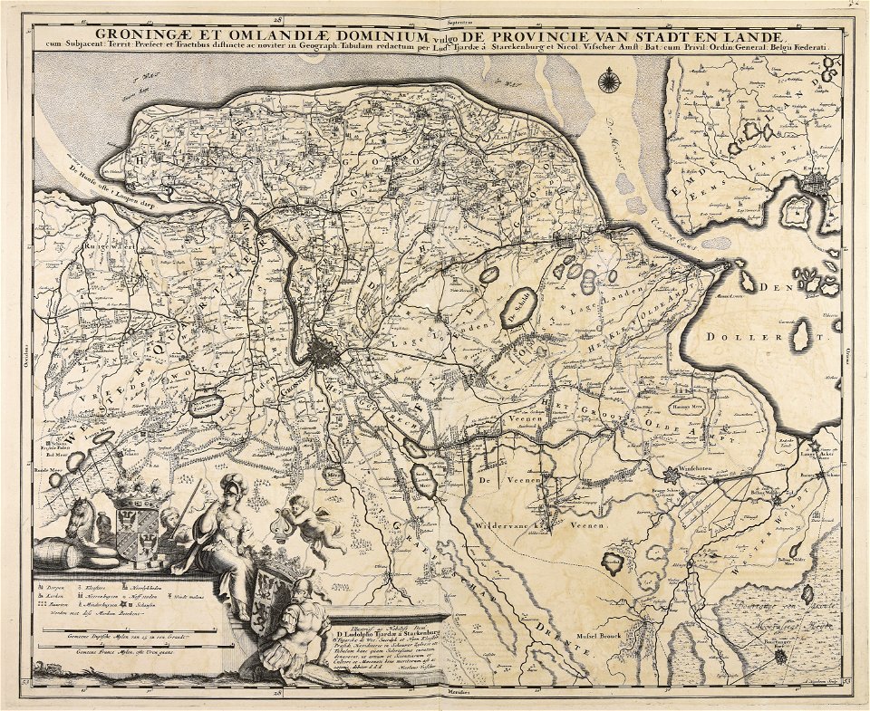 Groningae et Omlandiae dominium vulgo de Provincie van Stadt en Lande... - CBT 6605653