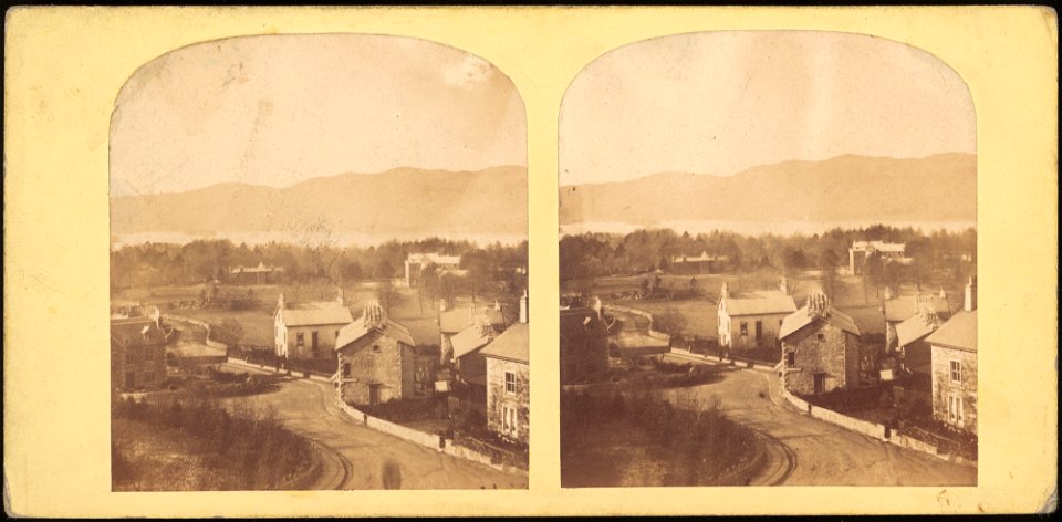 Group of 17 Early Calotype Stereograph Views - DP75396