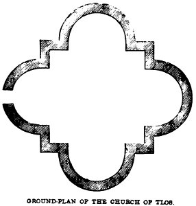 Ground-Plan of the Church of Tlos. John M. Neale. A history of the Holy Eastern Church. P.230