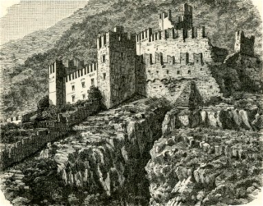 Grosio rovine del castello dei Visconti-Venosta