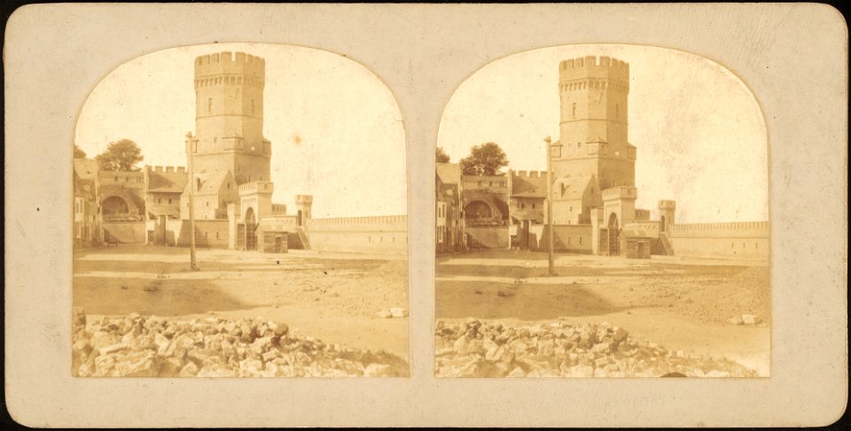 Group of 17 Early Calotype Stereograph Views - DP75384
