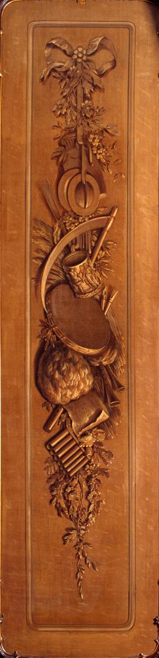 Grisaille met trofee Vereniging Hendrick de Keyser