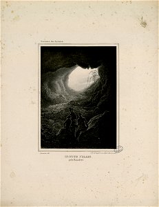 Grotte d'Elais, près Bagnères (Souvenirs des Pyrénées) - Fonds Ancely - B315556101 A GAVARNI 1 009