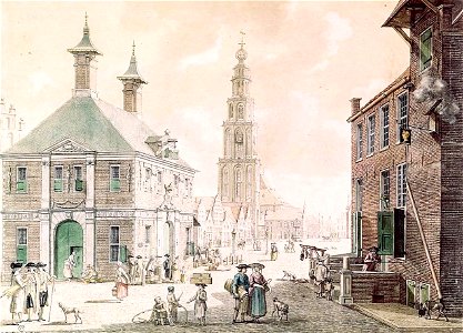 Grote Markt Groningen door Jan Bulthuis