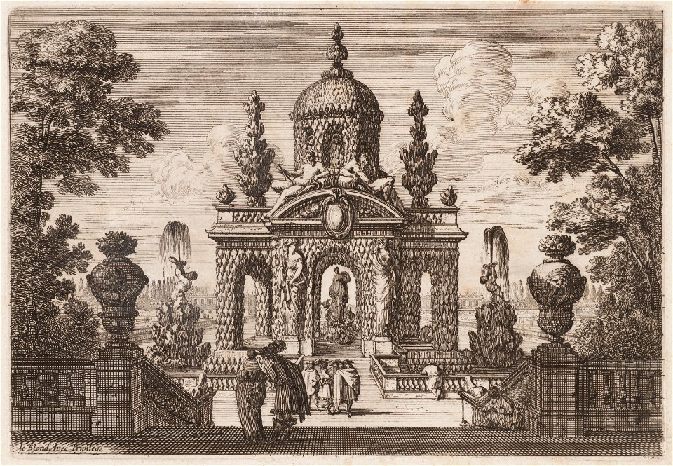 Grotto met standbeeld, objectnr A 13373